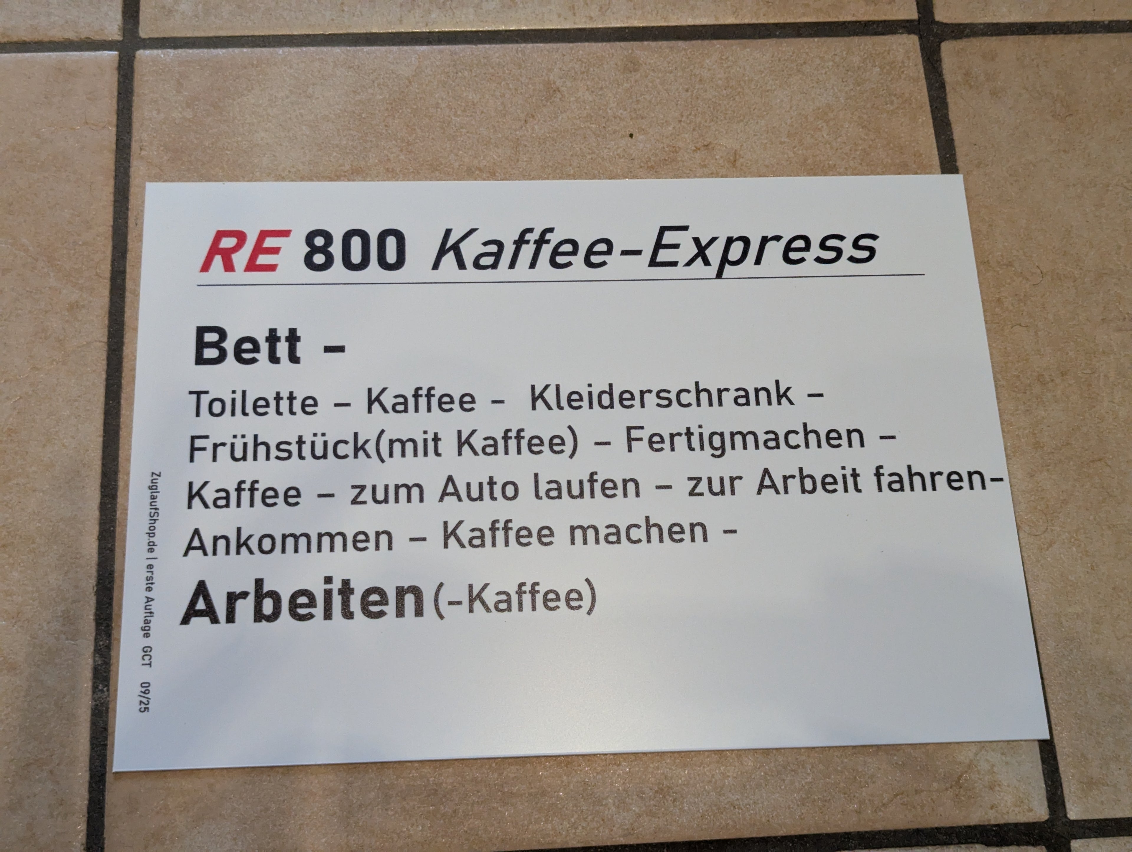 RE 800 "KaffeeExpress"