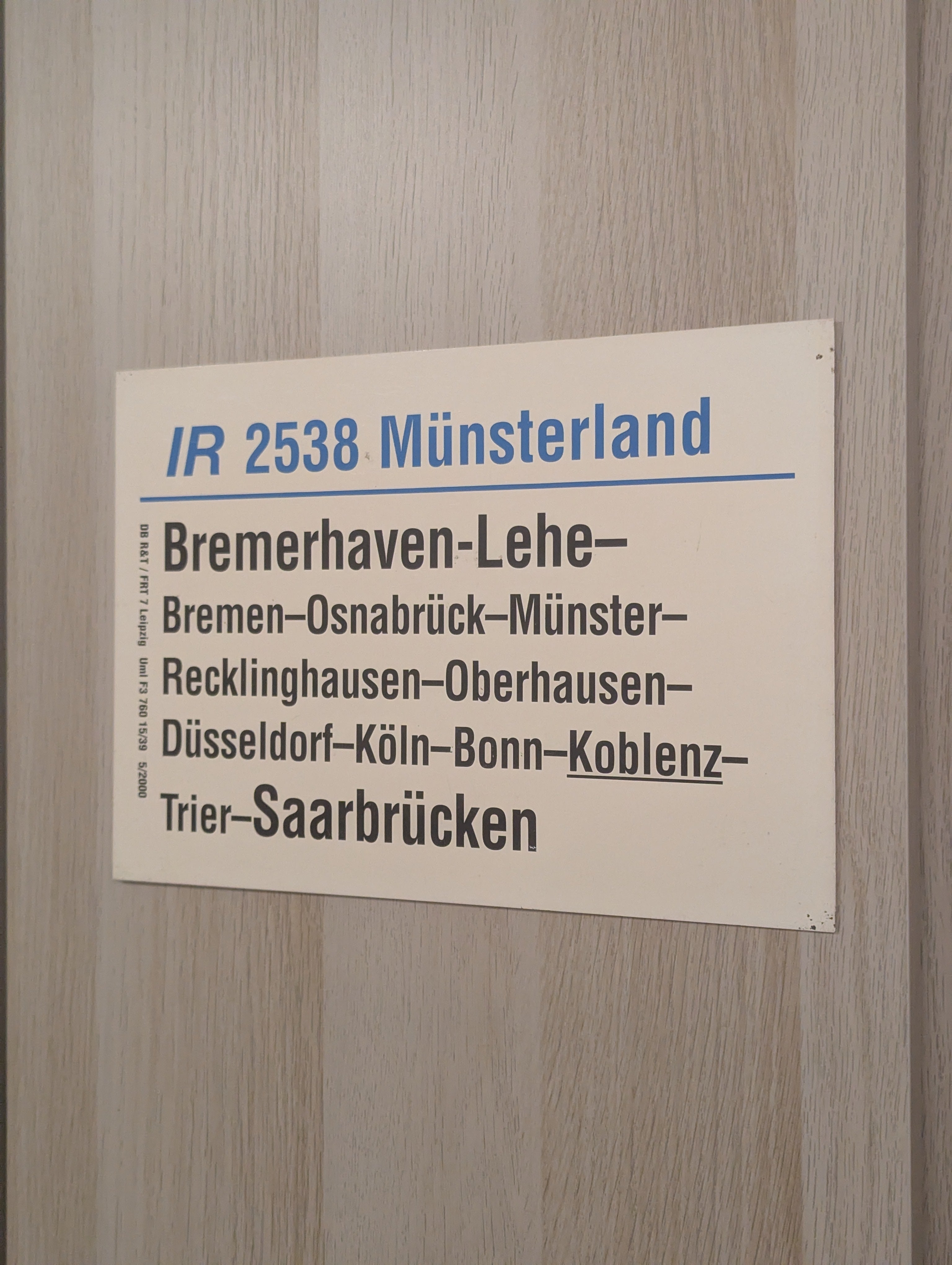 IR 2538 "Münsterland"