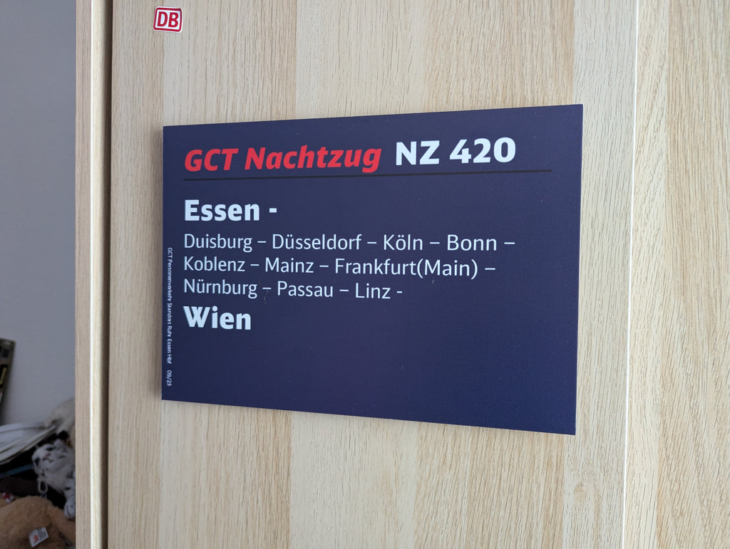 Magnetische Schildbefestigung (zum kleben, kein bohren notwendig)