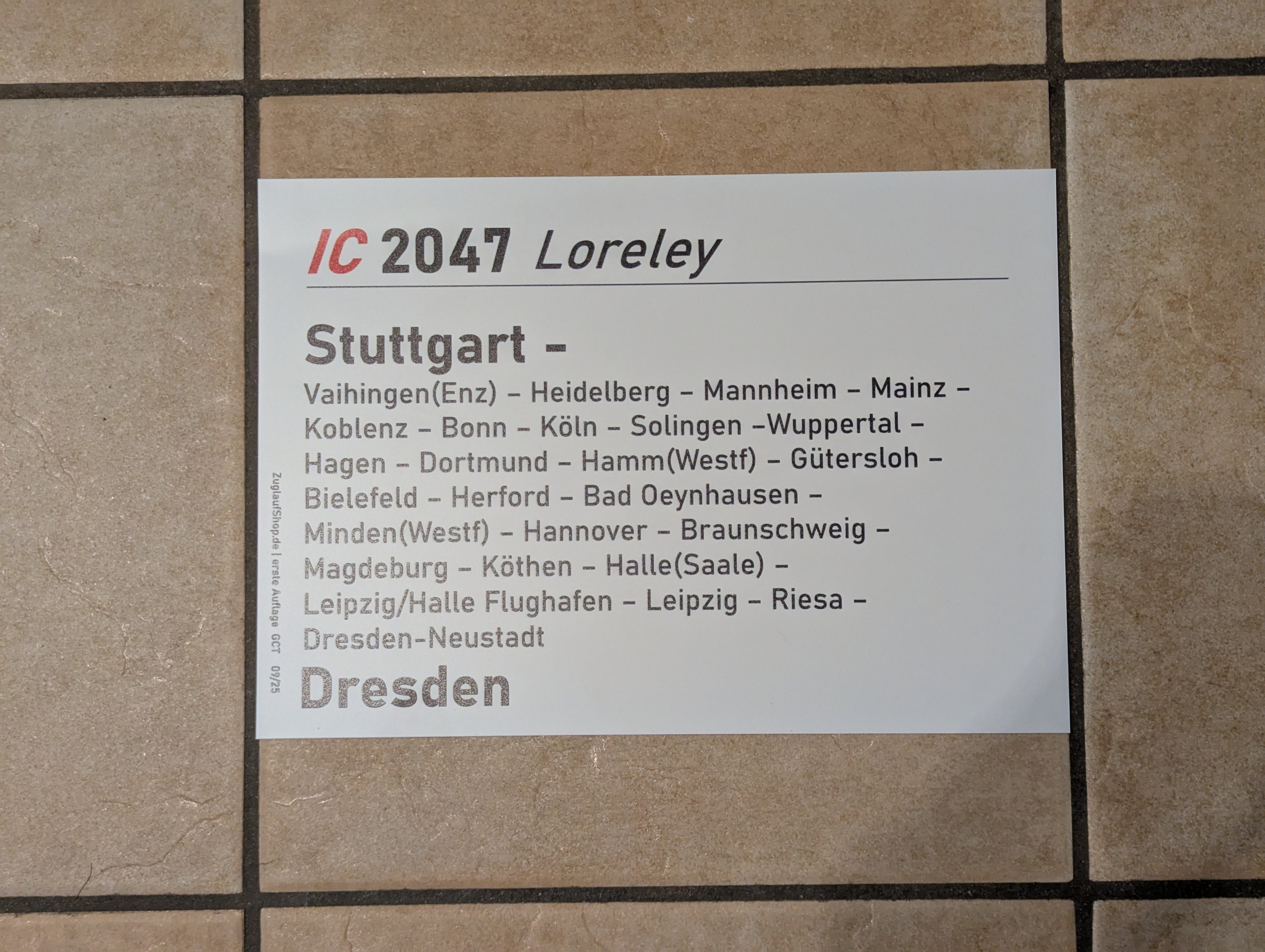 IC 2047 "Loreley"