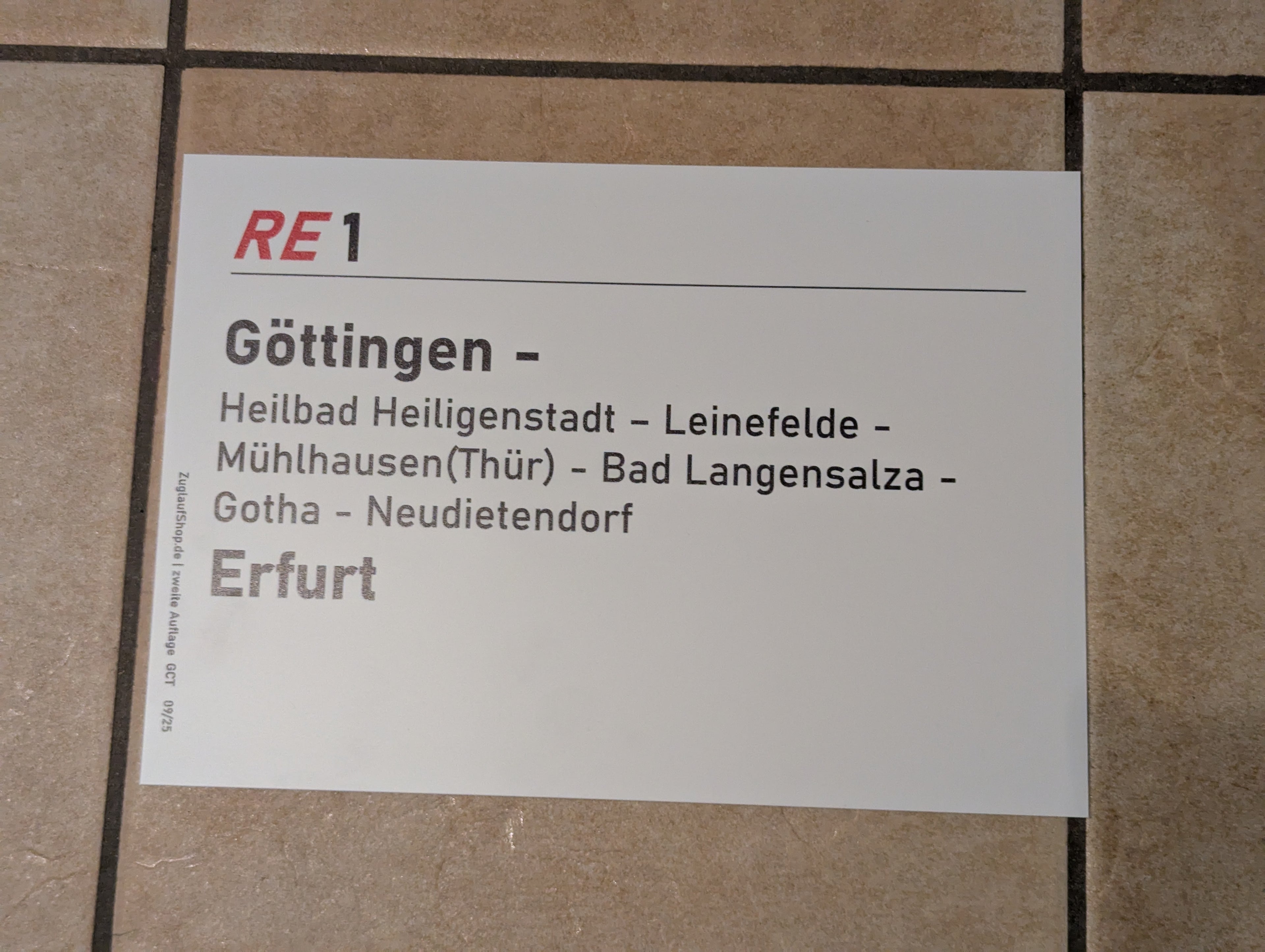 RE 1 Thüringen