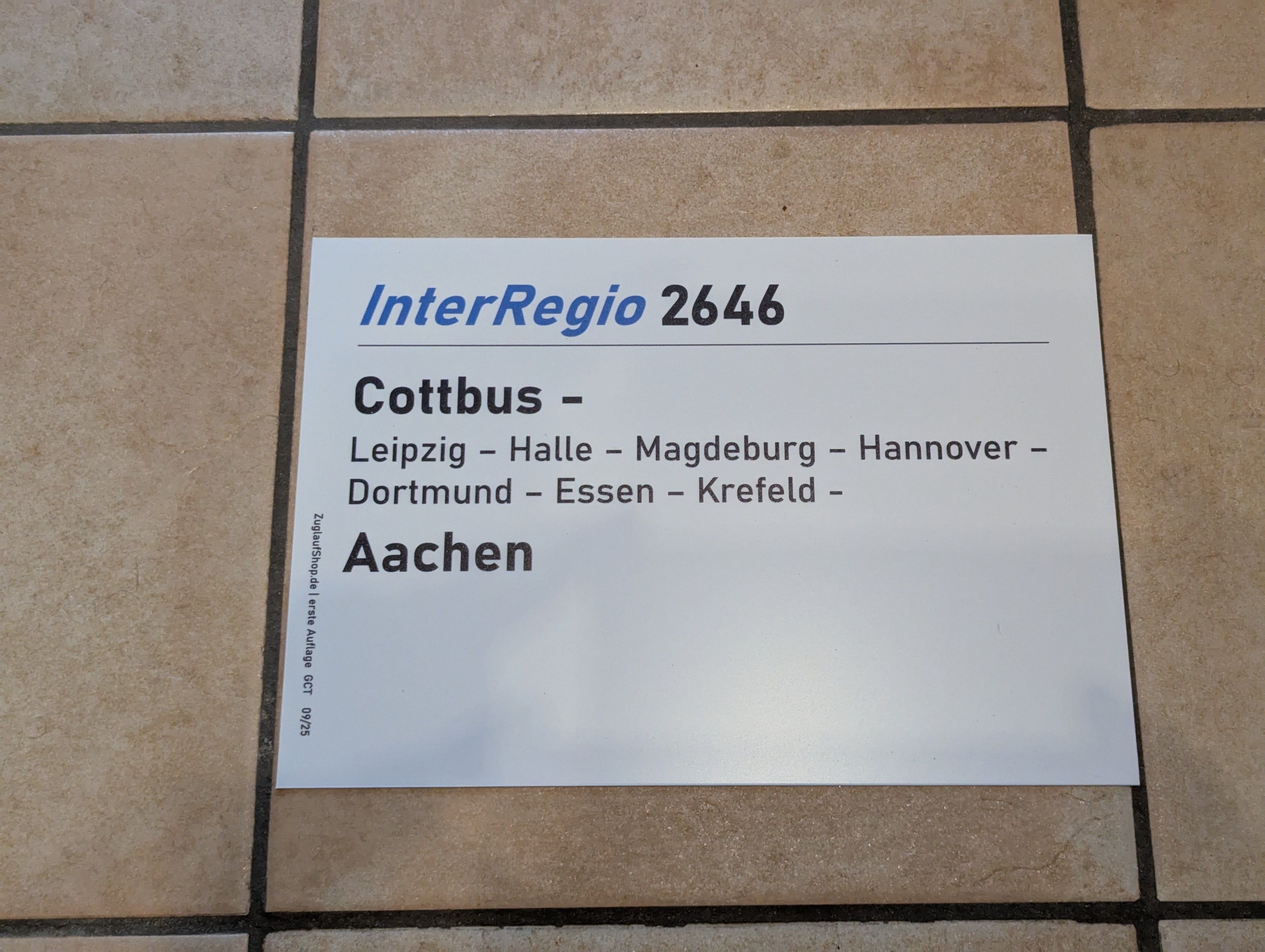 MATERIALFEHLER InterRegio 2646