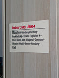 Originales Zuglaufschild "IC 2864"