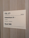 B-Ware Originales Zuglaufschild "CNL 473" schlechte Qualität