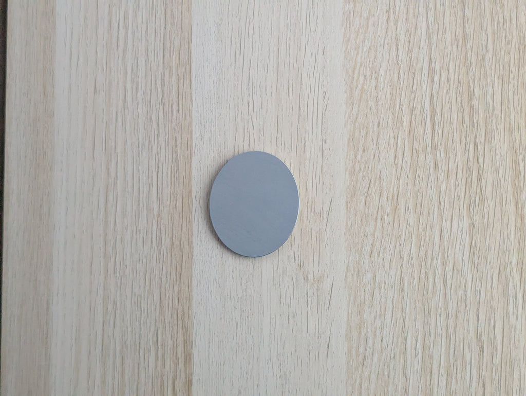 Magnetische Schildbefestigung (zum kleben, kein bohren notwendig)