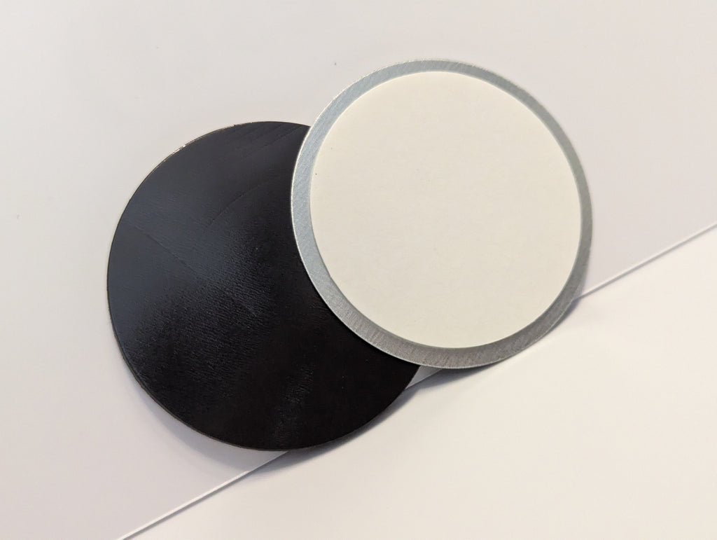 Magnetische Schildbefestigung (zum kleben, kein bohren notwendig)