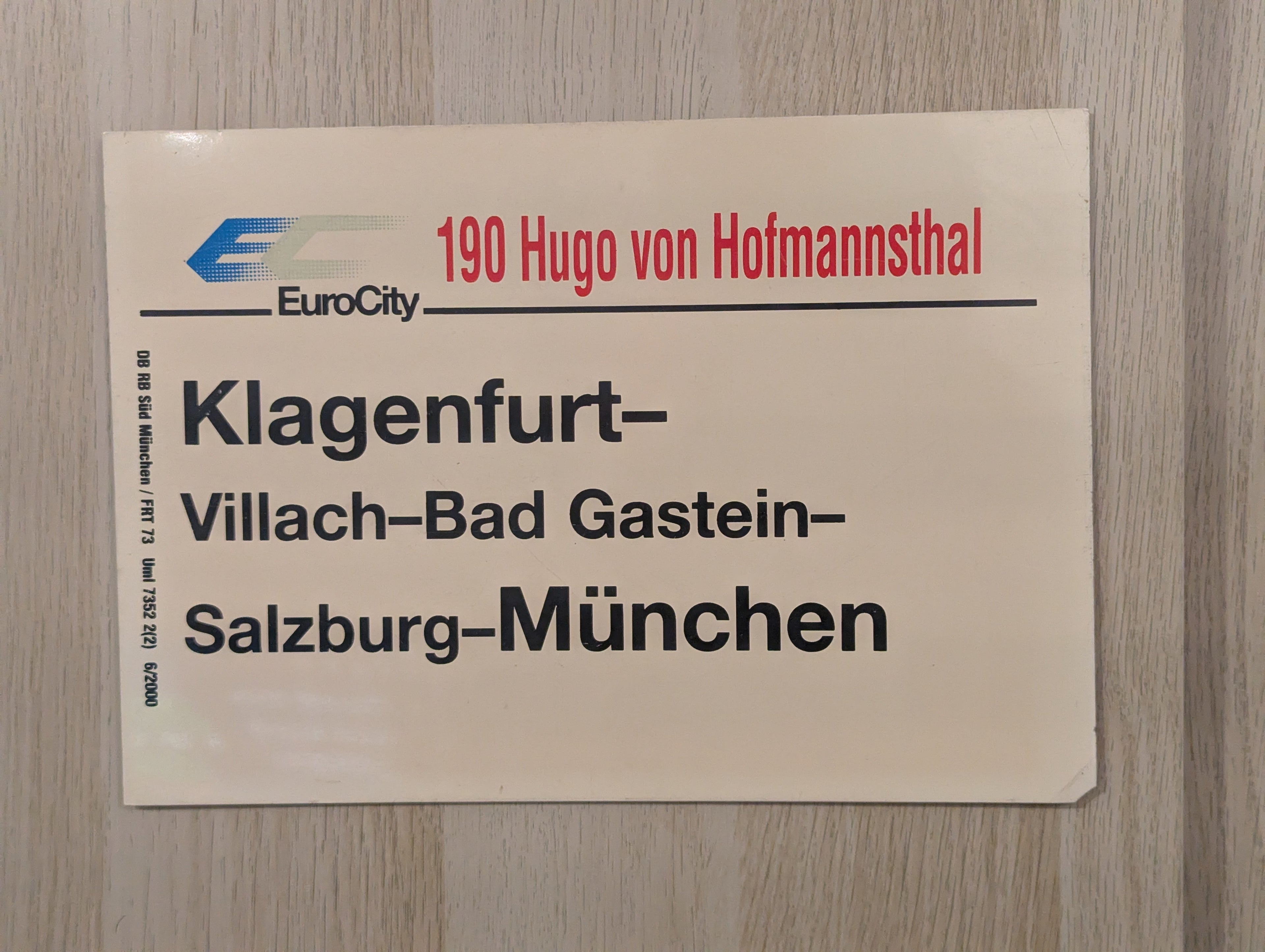 EC 190 "Hugo von Hofmannsthal"