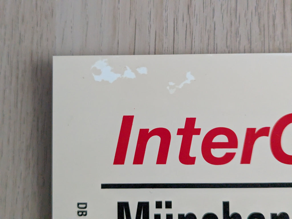 Originales Zuglaufschild "IC 2864"